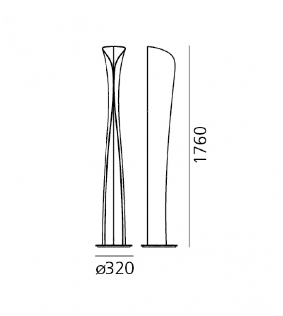 Cadmo Led Artemide Lámpara de Pie