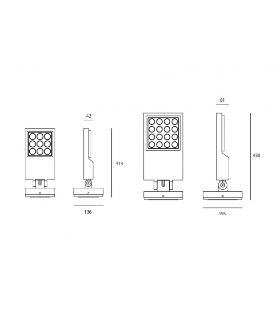 Cefiso Artemide Stehleuchte/Wand