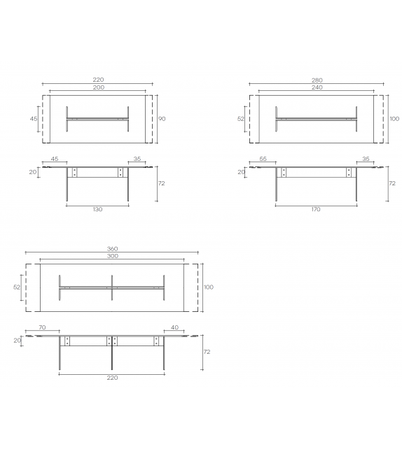 LLT Table Fiam