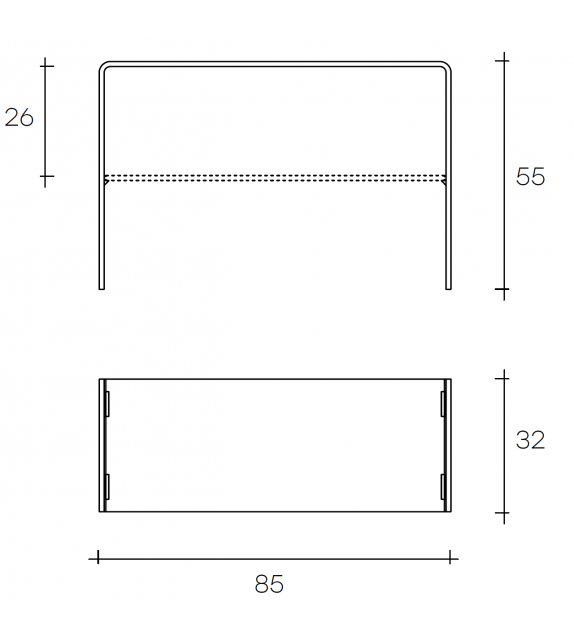 Rialto Side Fiam Table D'Appoint