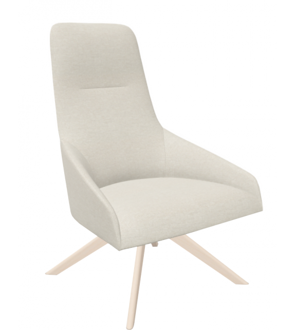 Alya Beech Andreu World Lounge Chair