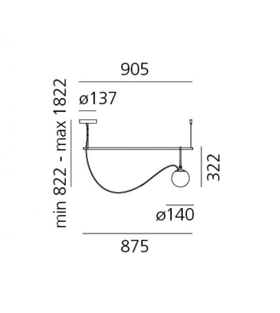 NH S1 14 Artemide Suspension