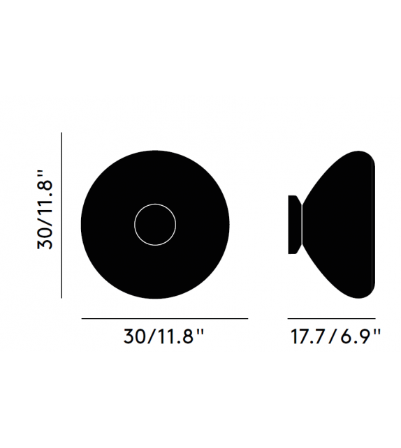 Void Surface Tom Dixon Wandleuchte