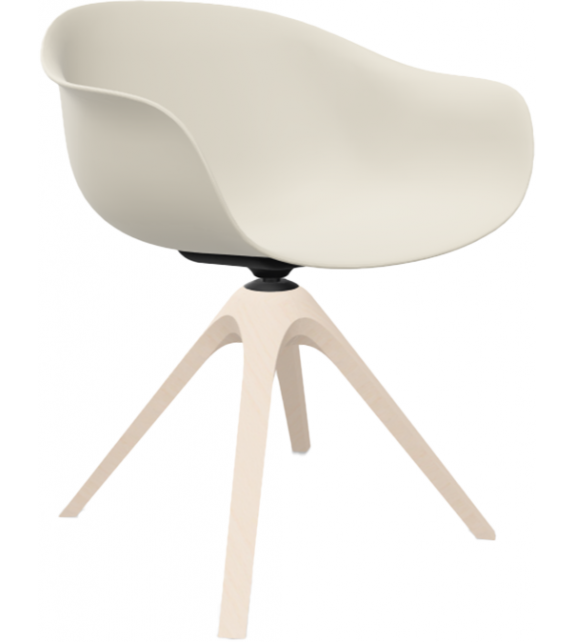 Next Andreu World Beech Base Armchair