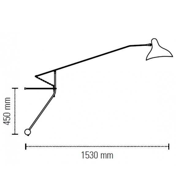 Mantis BS2 DCW Éditions/Schottlander Lampada da Parete