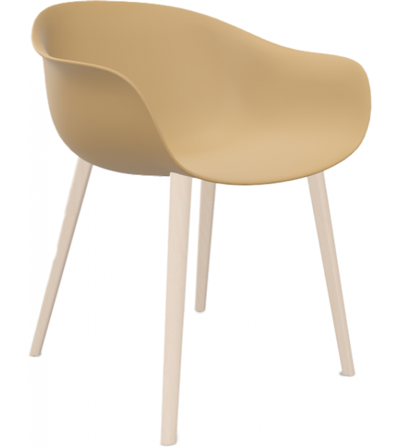 Next Andreu World Beech Base Armchair