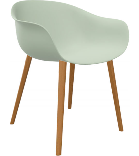 Next Andreu World Beech Base Armchair