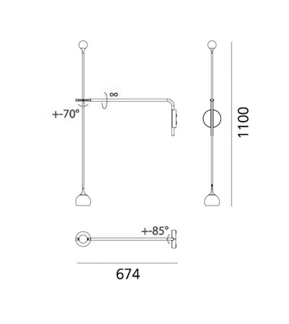 IXA L Artemide Applique