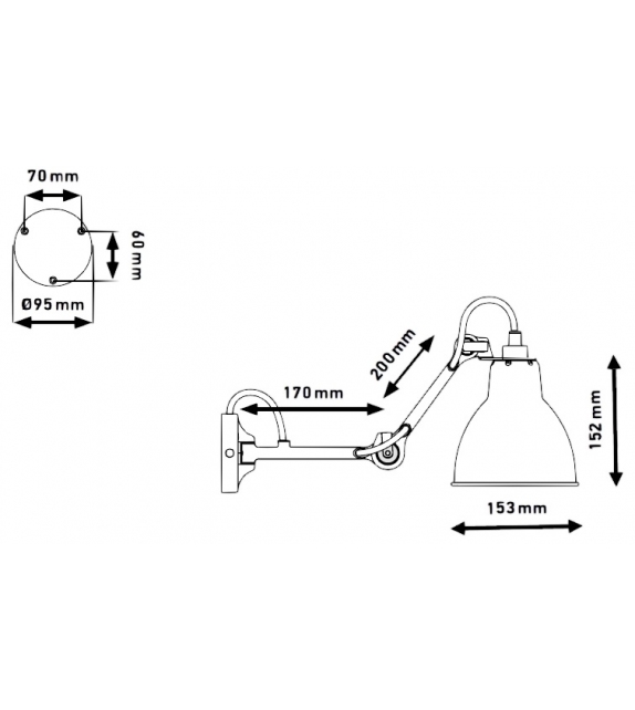 N°204 DCW Éditions-Lampe Gras Applique