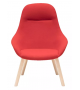 Next Lounge Andreu World Lounge Chair Wood Base