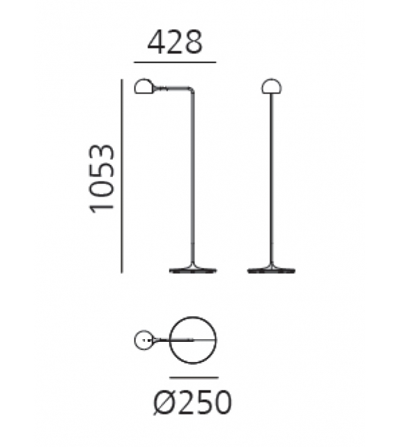 IXA Reading Artemide Floor Lamp