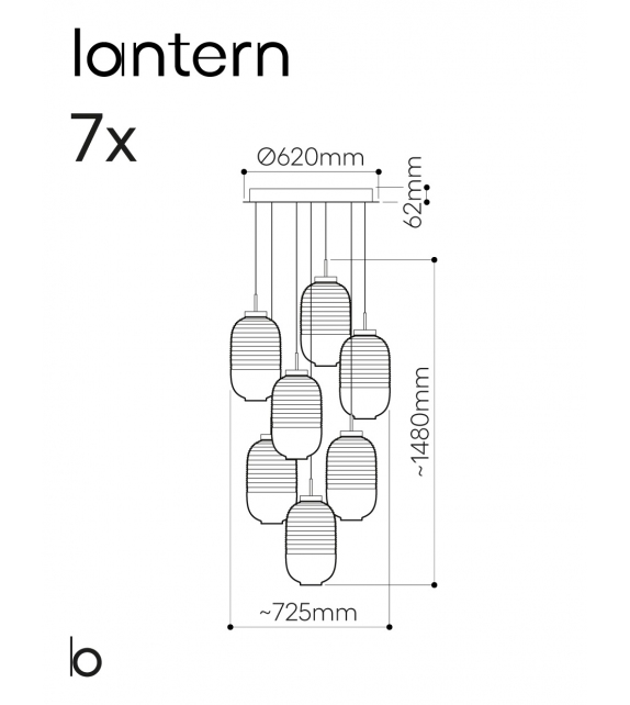 Lantern Bomma Chandelier