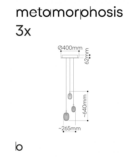 Metamorphosis Bomma Lampadario