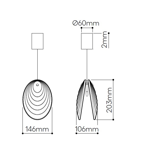 Mussels Bomma Pendant Lamp