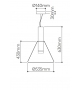 Phenomena Cone Bomma Lámpara de Suspensión
