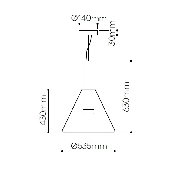 Phenomena Cone Bomma Pendant Lamp