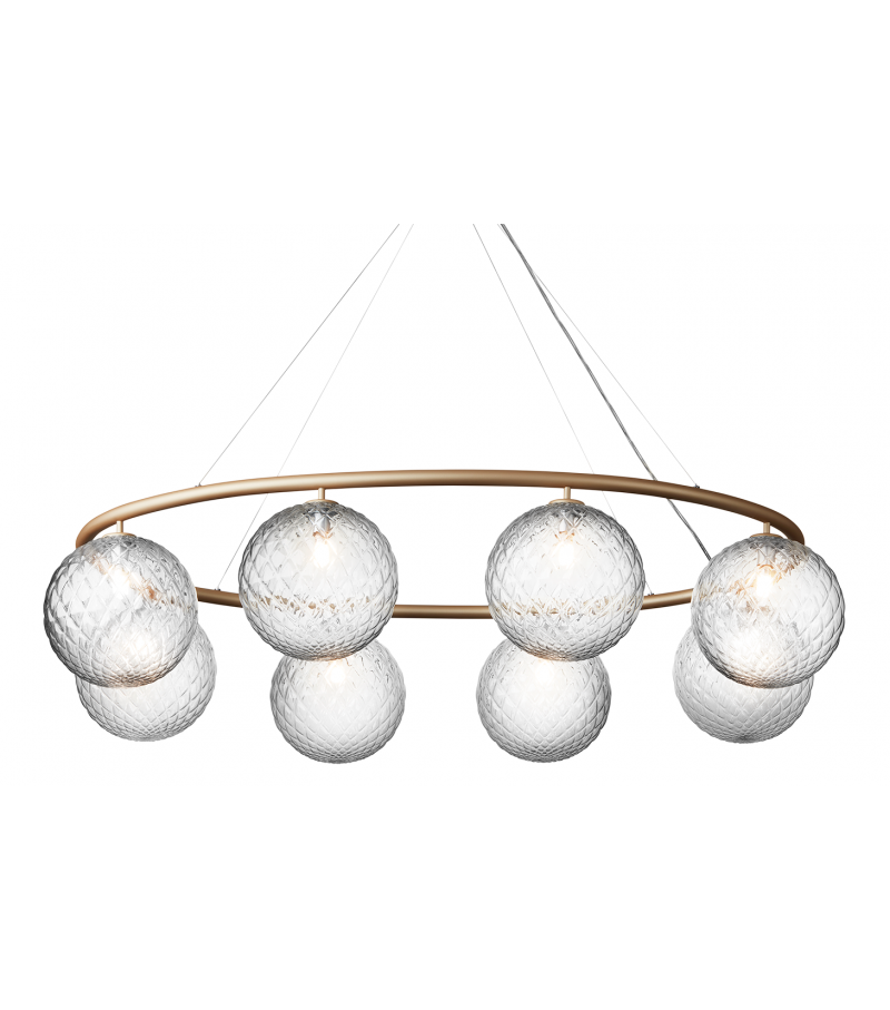 Miira 8 Oval Nuura Chandelier