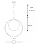 Enso Italamp Lampada a Sospensione