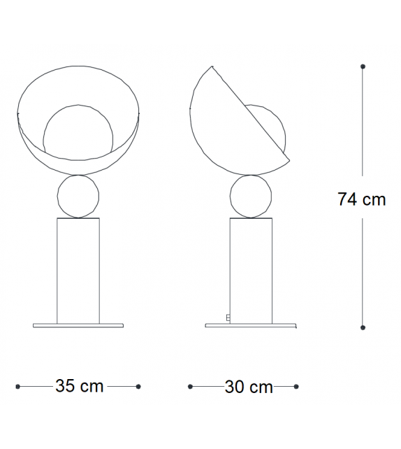 Aurora Italamp Lámpara de Mesa