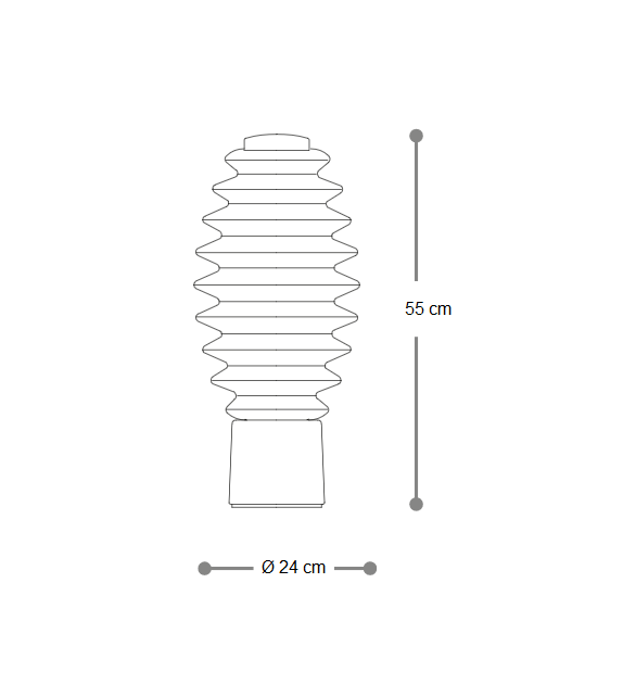 Grand Collier Italamp Lampada da Tavolo