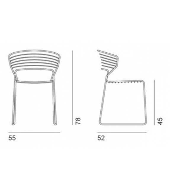 Koki Wire 635 Desalto Sedia