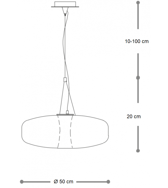 Solene Italamp Lampada a Sospensione