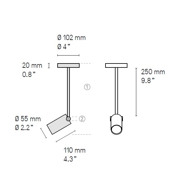 Calé(e) CVL Luminaires Spotlicht