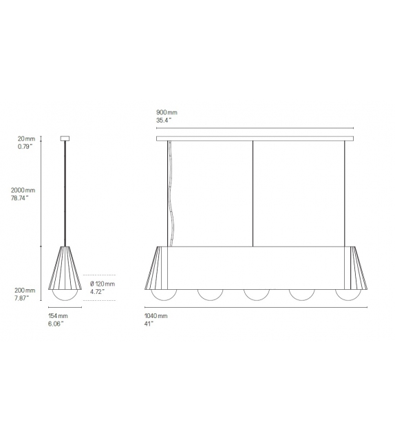 Cornet CVL Luminaires Hängeleuchte