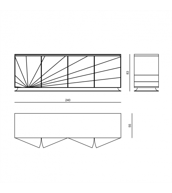 Aurora Sideboard Visionnaire