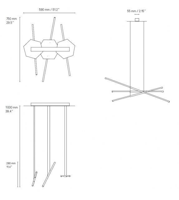 Link CVL Luminaires Lámpara de Suspensión