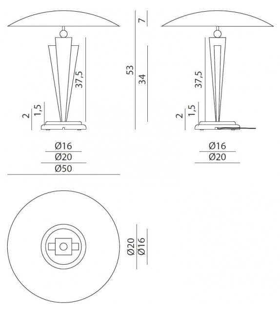 Lydia Visionnaire Table Lamp