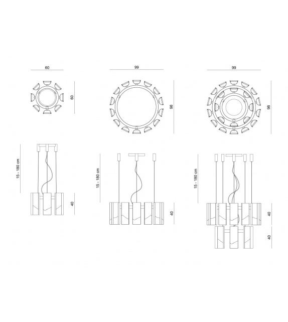 Polaris Visionnaire Chandelier