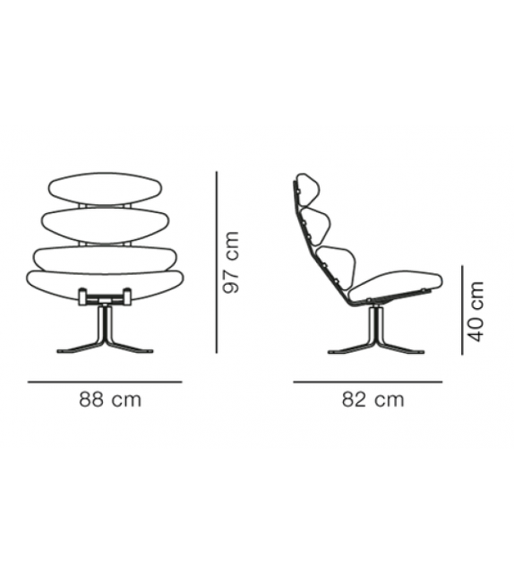 EJ 5 - Corona Spectrum Erik Jørgensen Armchair