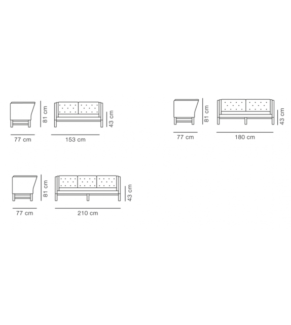 EJ 315 Erik Jørgensen Divano