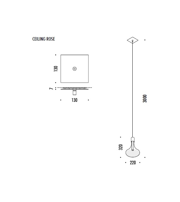 Ready for shipping - Cathode 2 Davide Groppi Pendant Lamp