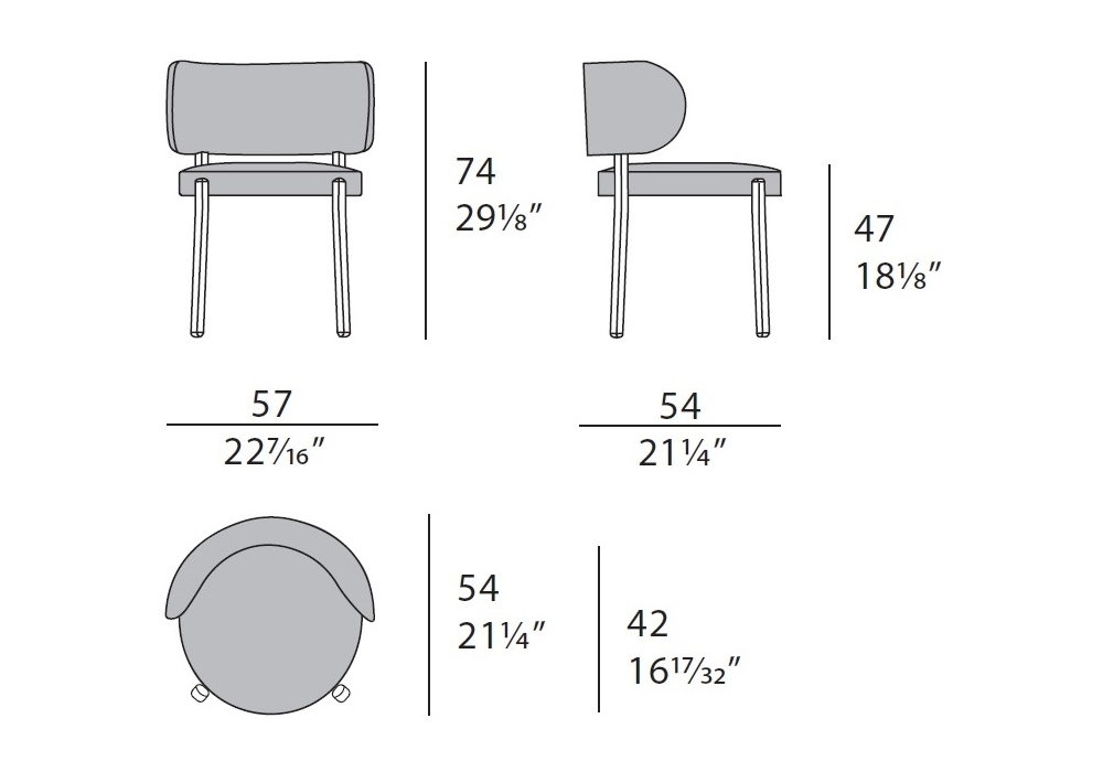 Ready for shipping - Roma Turri Chair - Milia Shop