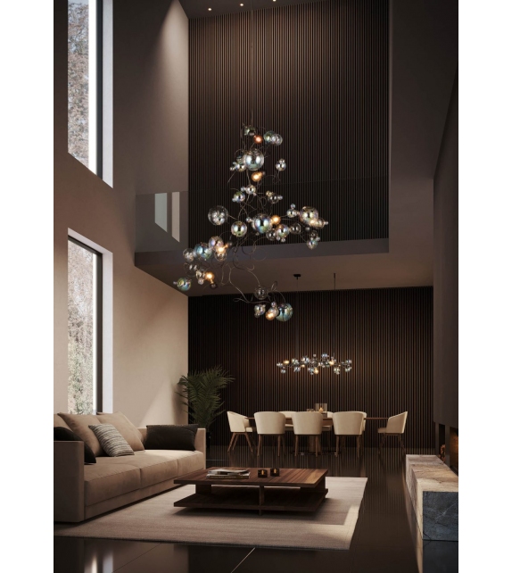 Bubbles Swirl Brand Van Egmond Lampadario