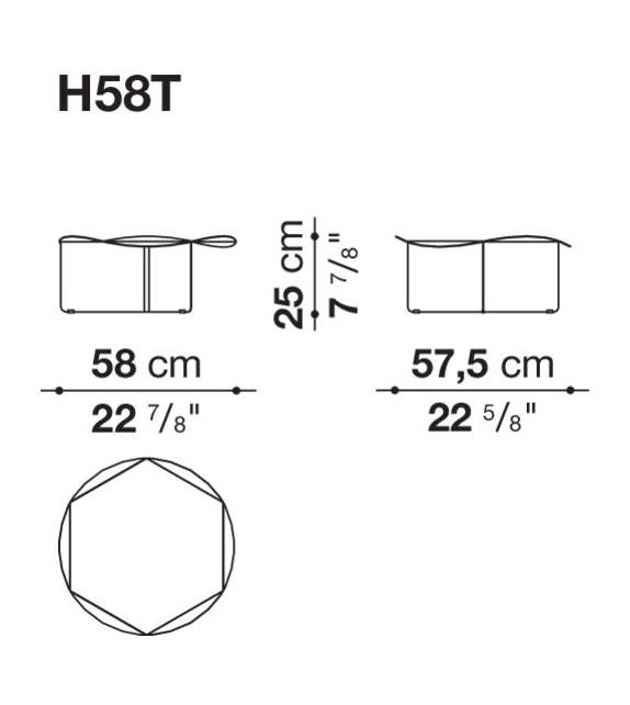 Prêt pour l'expédition - Hive Table Basse B&B Italia