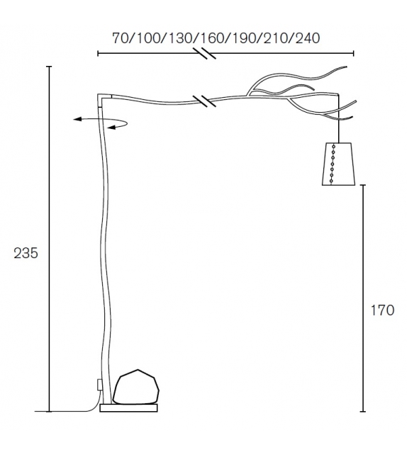 Flintstone Brand Van Egmond Lampadaire