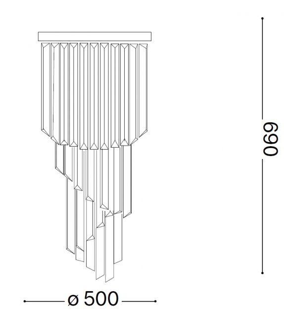 Carlton SP12 Ideal Lux Ceiling Lamp