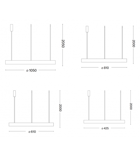 Gemini Ideal Lux Suspension