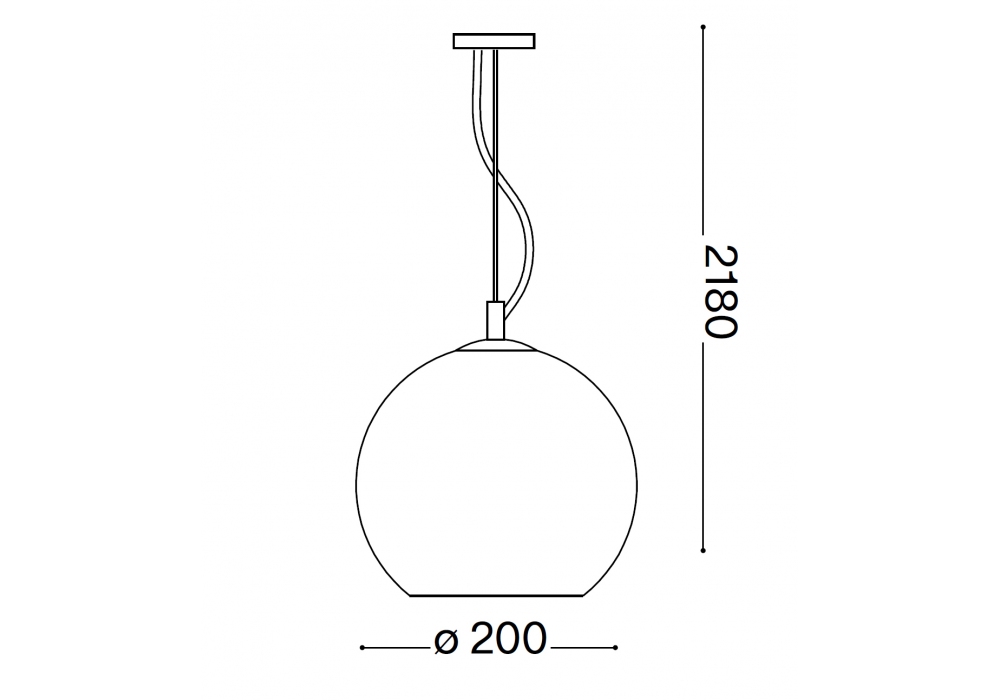 Nemo D20 Ideal Lux Pendant Lamp - Milia Shop