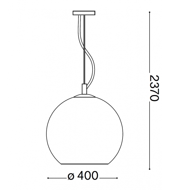 Nemo D40 Ideal Lux Lámpara de Suspensión