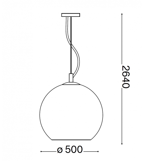 Nemo D50 Ideal Lux Hängeleuchte