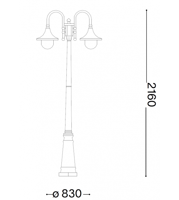 Agos Ideal Lux Stehleuchte