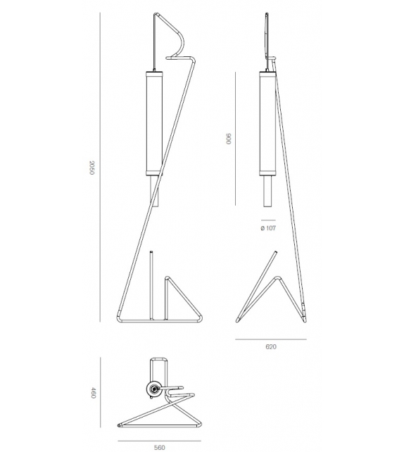 Kate Firmamento Milano Lampadaire