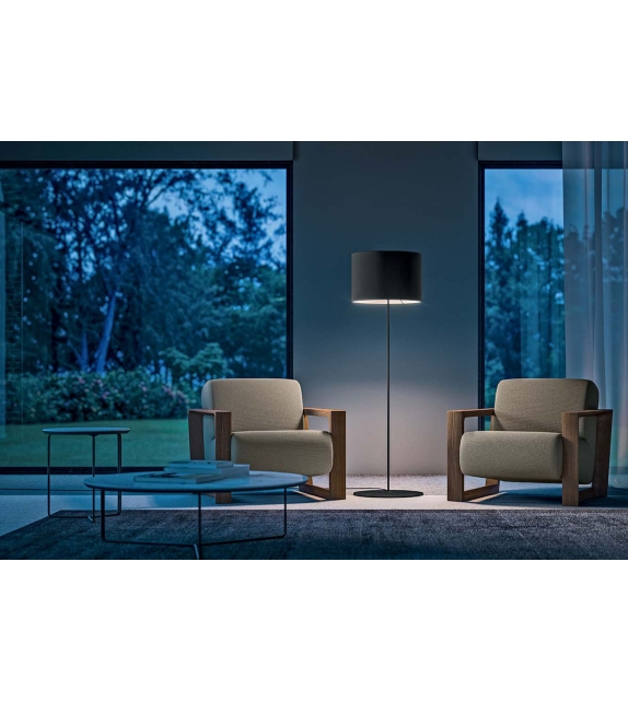 Half Moon Quadrifoglio Group Floor Lamp