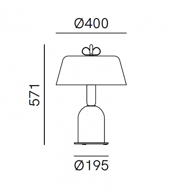 Bon Ton N6 Il Fanale Lámpara de Mesa