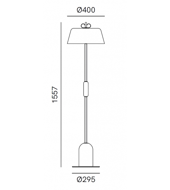 Bon Ton N9 Il Fanale Floor Lamp