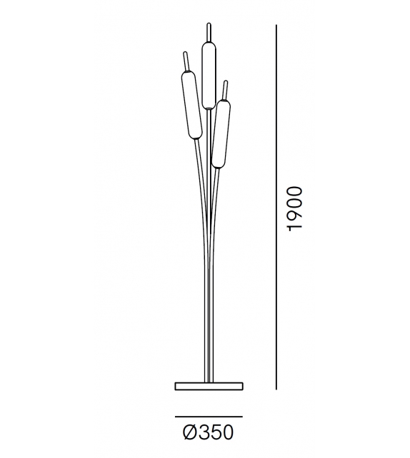 Typha Il Fanale Lampadaire